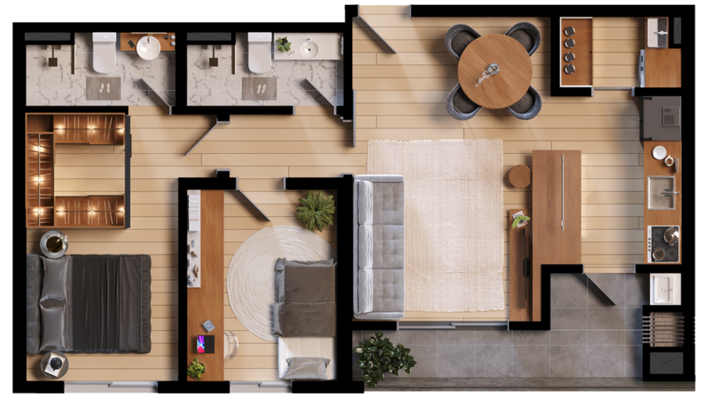 Apartamento, 2 quartos, 64 m² - Foto 14