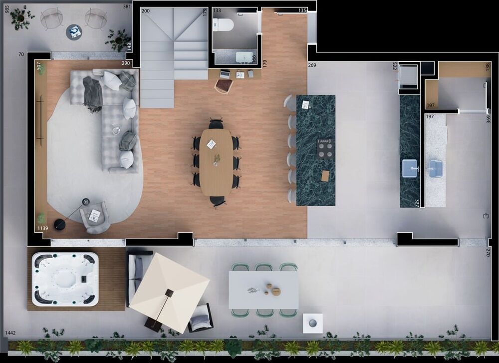 Cobertura, 3 quartos, 255 m² - Foto 8