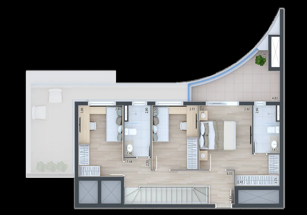 Apartamento, 3 quartos, 89 m² - Foto 6