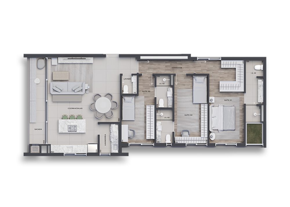 Apartamento à venda com 3 quartos, 91m² - Foto 7