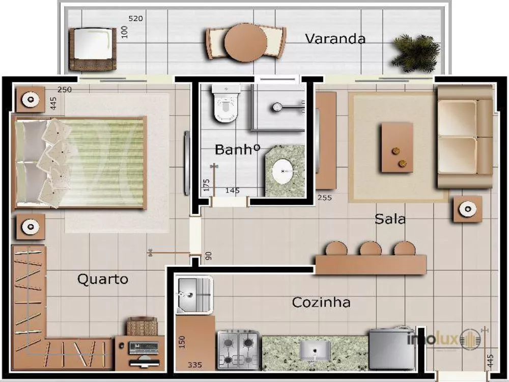 Apartamento, 1 quarto, 40 m² - Foto 8