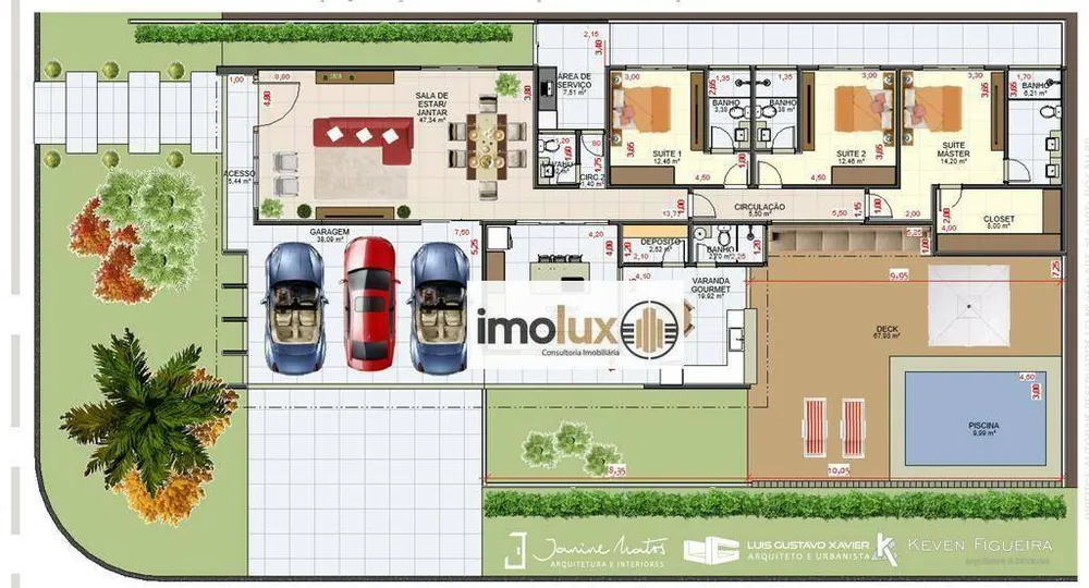 Casa de Condomínio, 3 quartos - Foto 3