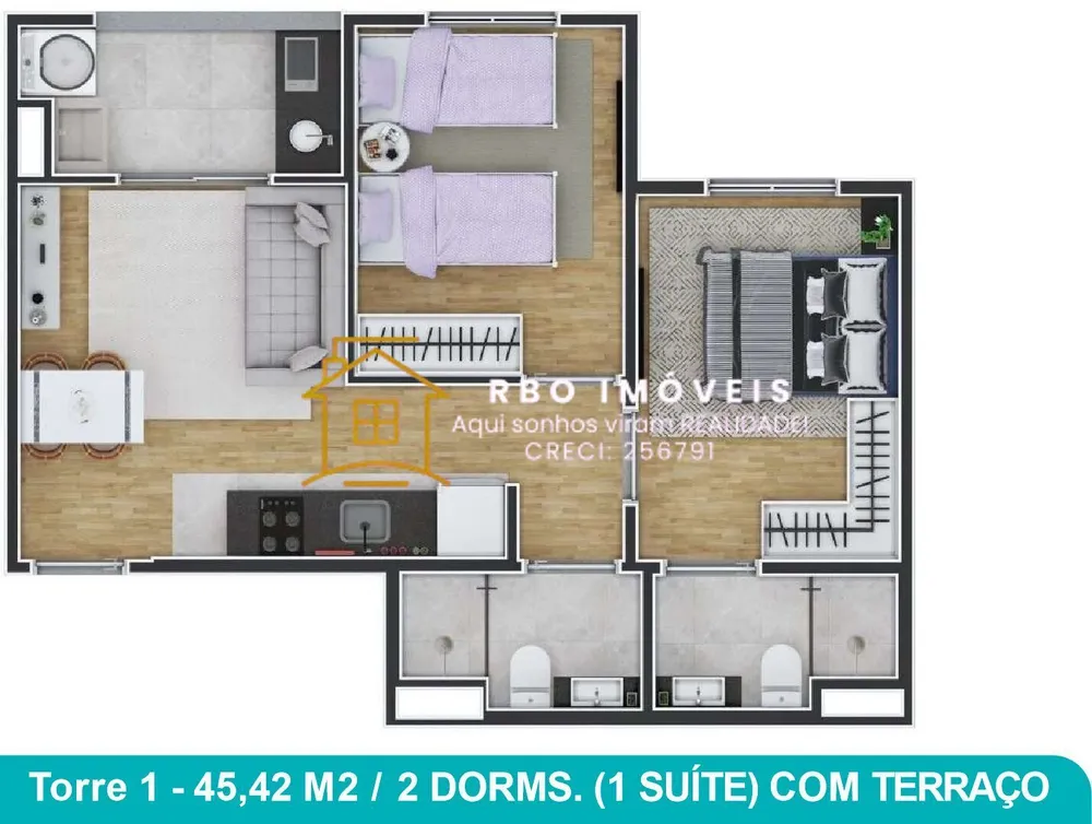 Apartamento, 2 quartos, 42 m² - Foto 27