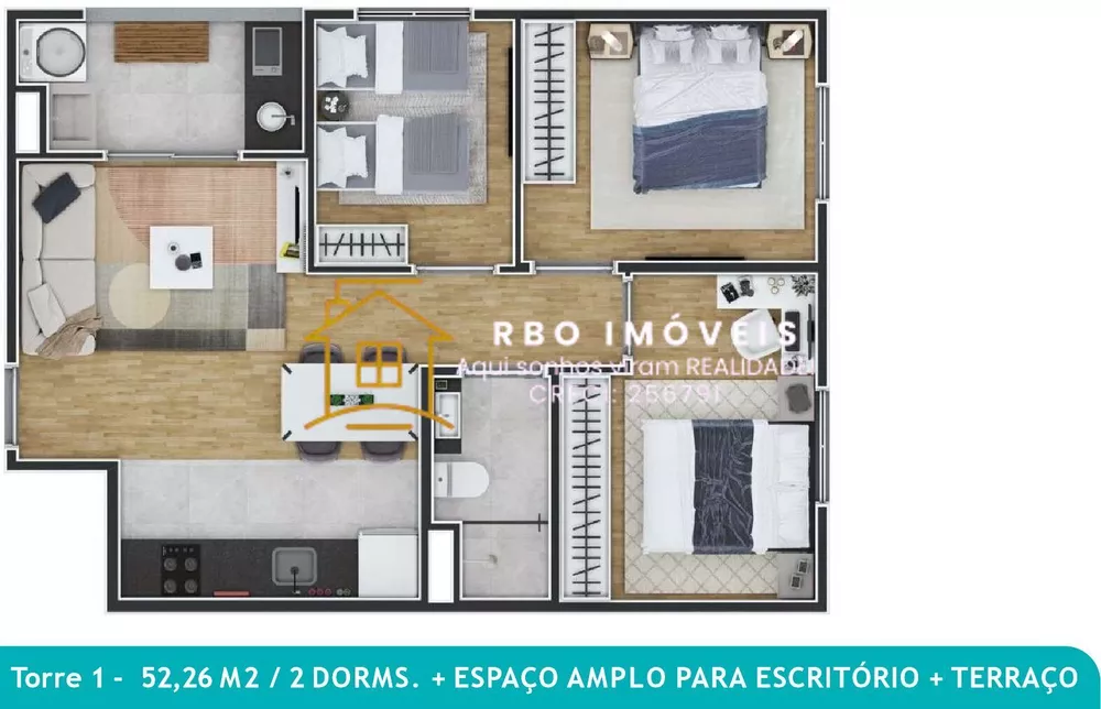 Apartamento, 2 quartos, 42 m² - Foto 12