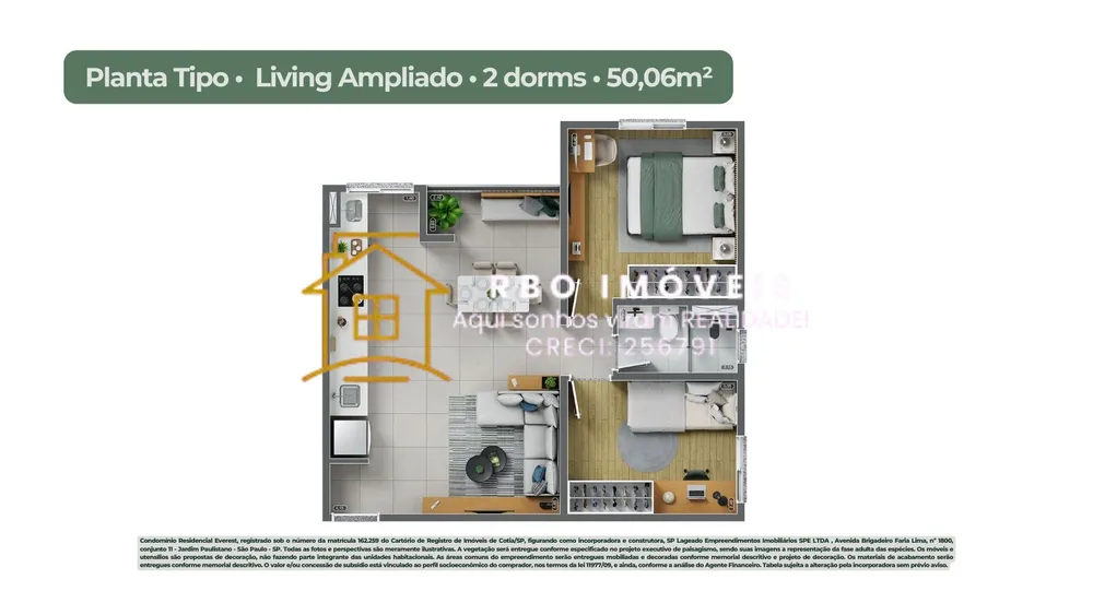 Apartamento, 2 quartos, 45 m² - Foto 14