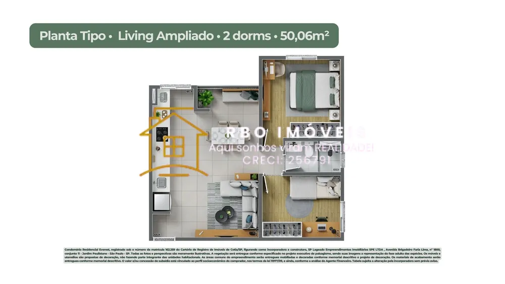Apartamento, 2 quartos, 45 m² - Foto 14
