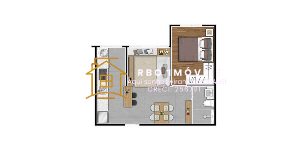 Apartamento, 1 quarto, 35 m² - Foto 16