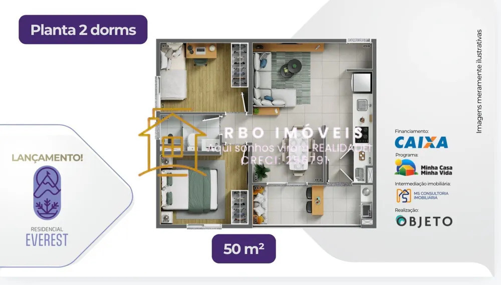 Apartamento, 2 quartos, 45 m² - Foto 4