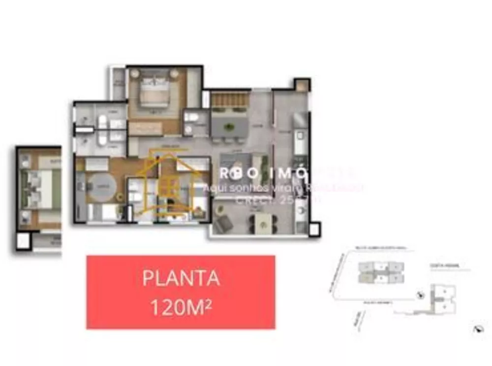 Apartamento, 2 quartos, 62 m² - Foto 1