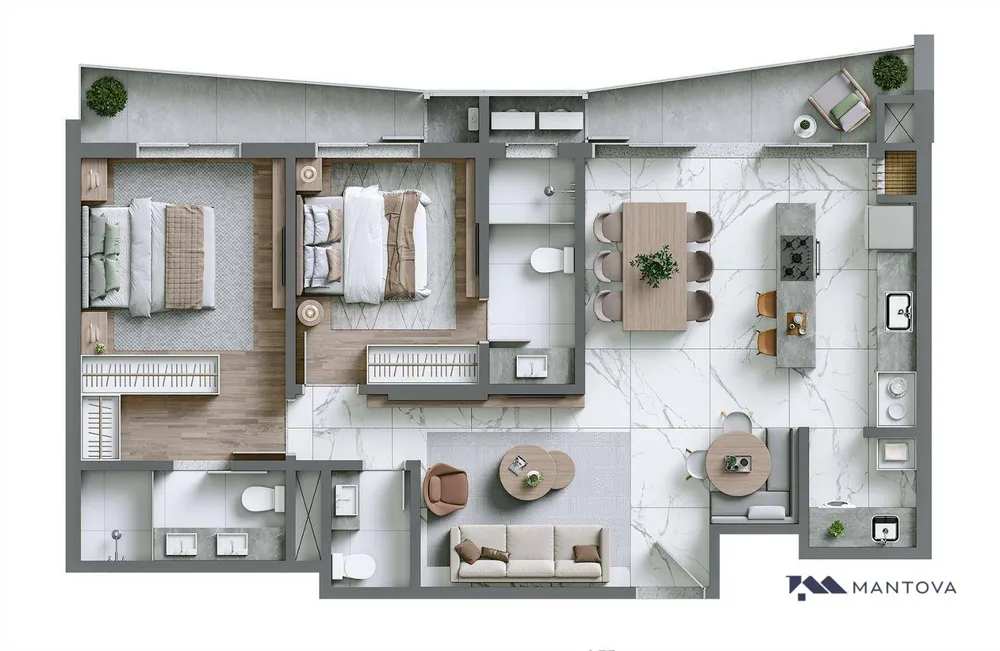 Apartamento, 2 quartos, 100 m² - Foto 10