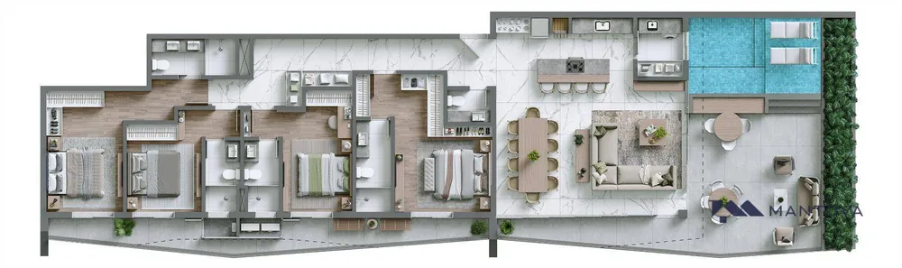 Apartamento, 2 quartos, 100 m² - Foto 11