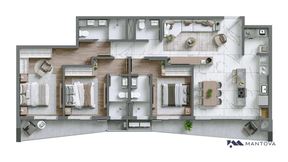 Apartamento, 2 quartos, 100 m² - Foto 9