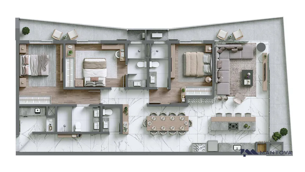 Apartamento, 2 quartos, 100 m² - Foto 8