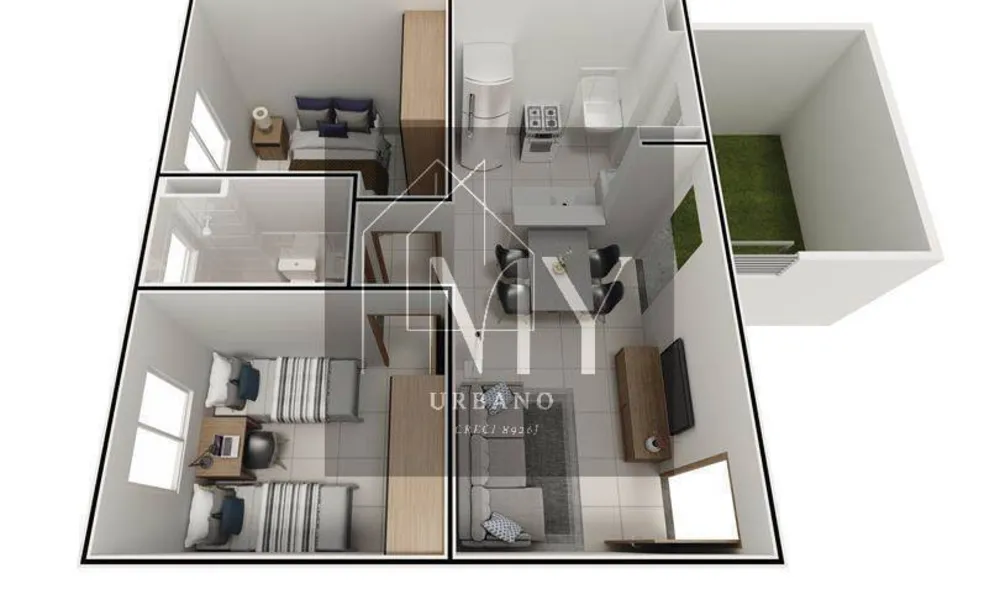 Apartamento, 2 quartos - Foto 8
