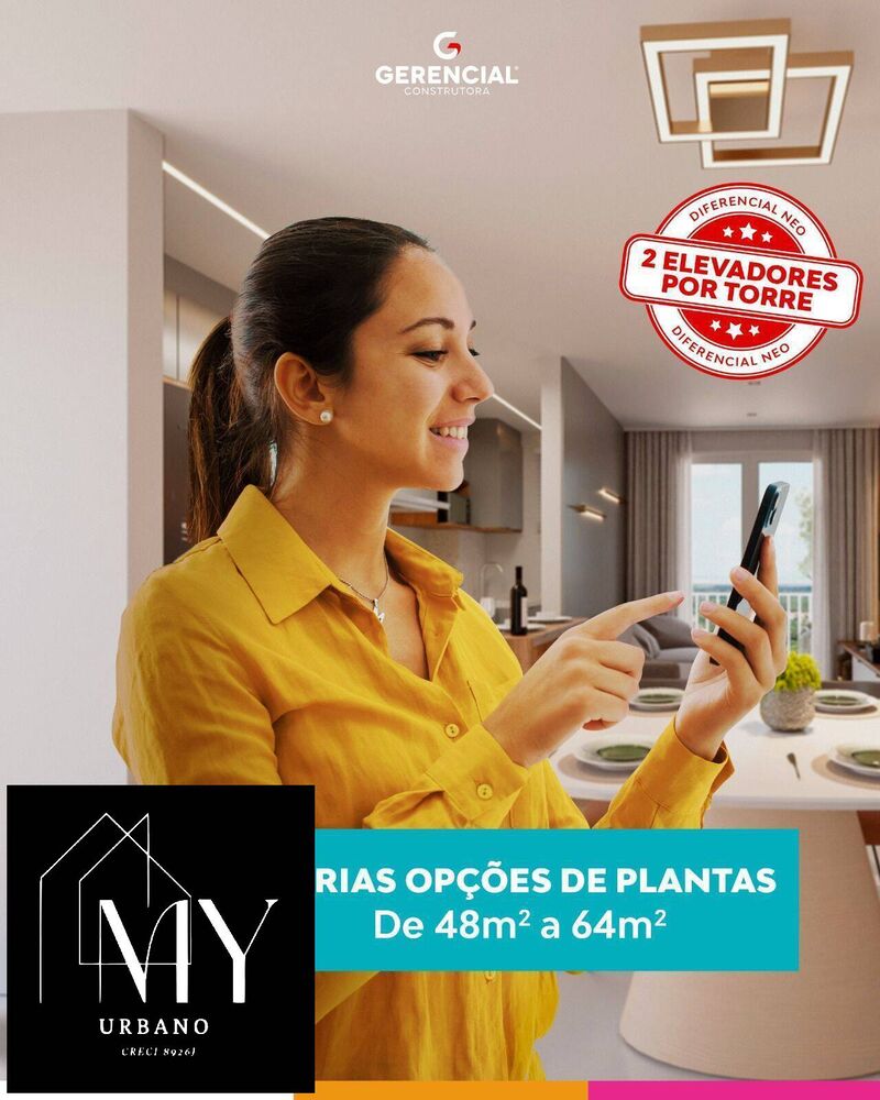 Apartamento à venda com 2 quartos, 52m² - Foto 4