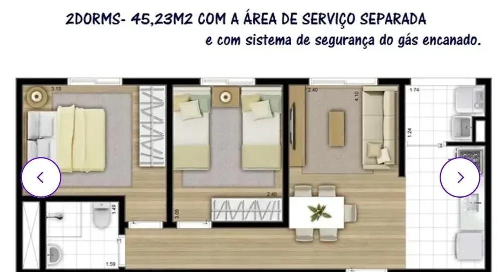 Apartamento, 2 quartos - Foto 16