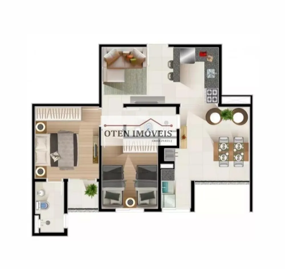 Apartamento, 2 quartos - Foto 5