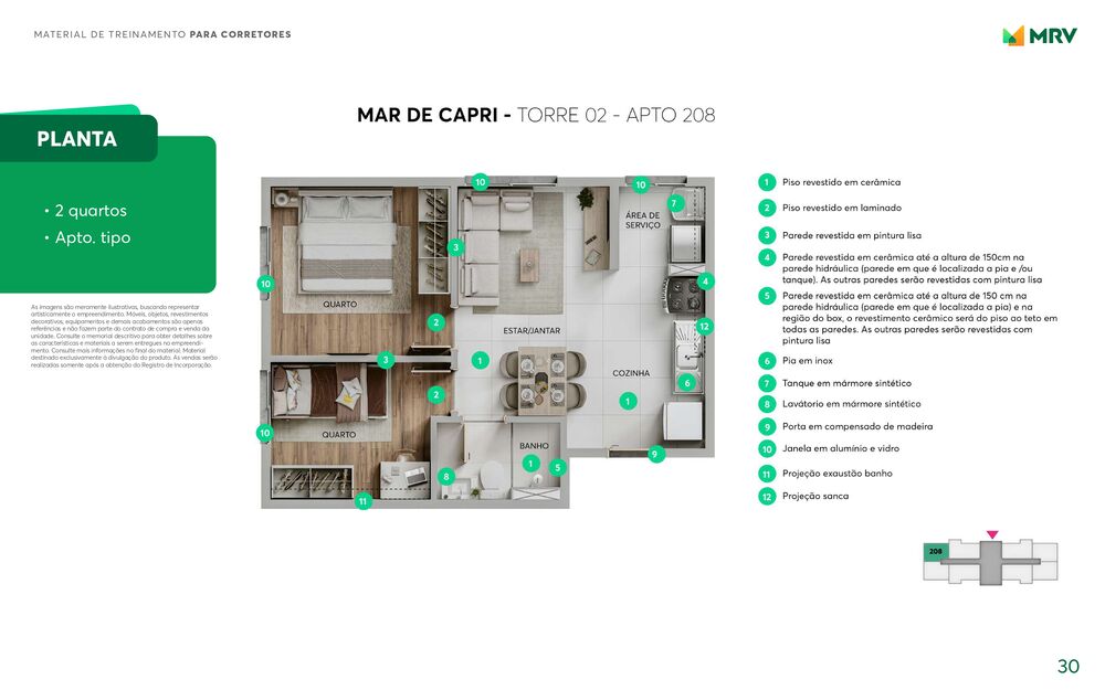 Apartamento, 2 quartos, 45 m² - Foto 12