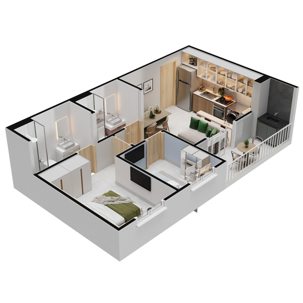 Apartamento, 2 quartos, 57 m² - Foto 12