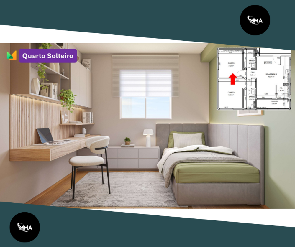 Apartamento, 2 quartos, 57 m² - Foto 8