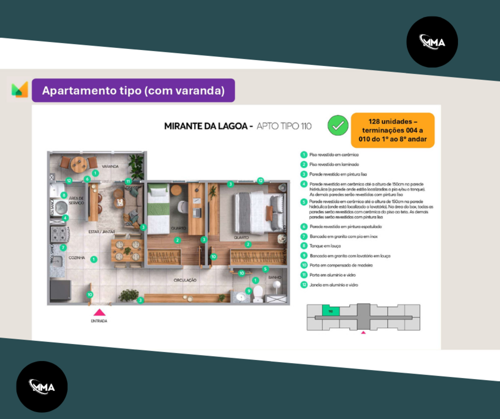 Apartamento, 2 quartos, 57 m² - Foto 3