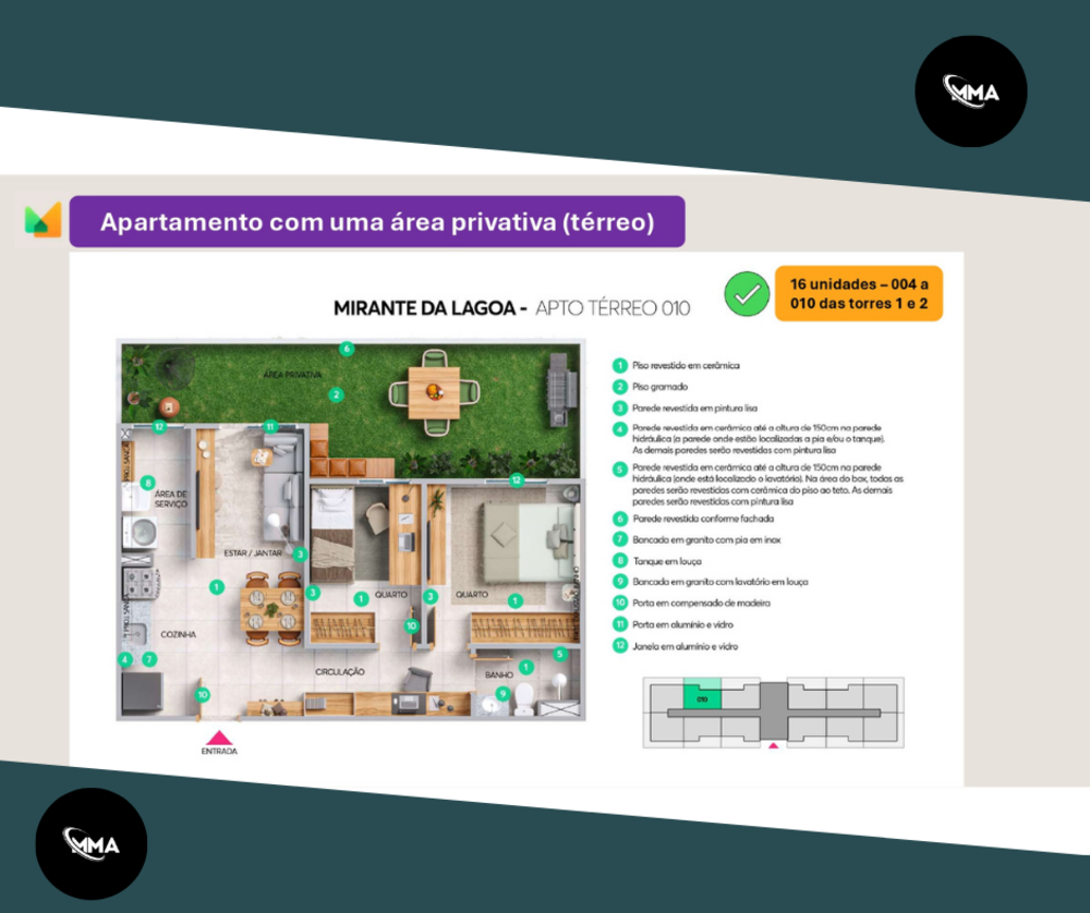Apartamento, 2 quartos, 57 m² - Foto 1