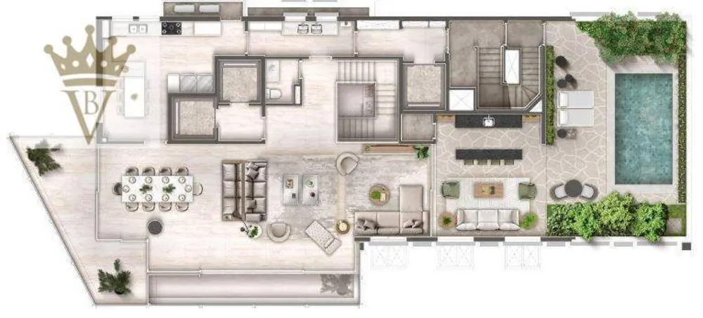 Cobertura, 4 quartos, 559 m² - Foto 4