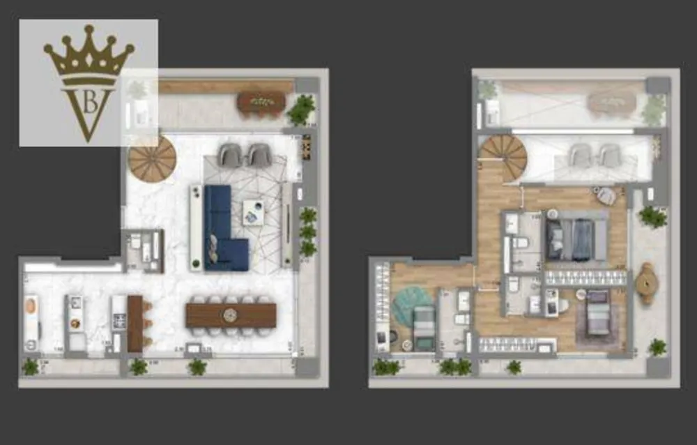 Apartamento, 3 quartos, 205 m² - Foto 1
