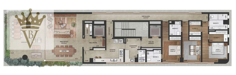 Apartamento, 3 quartos, 277 m² - Foto 6