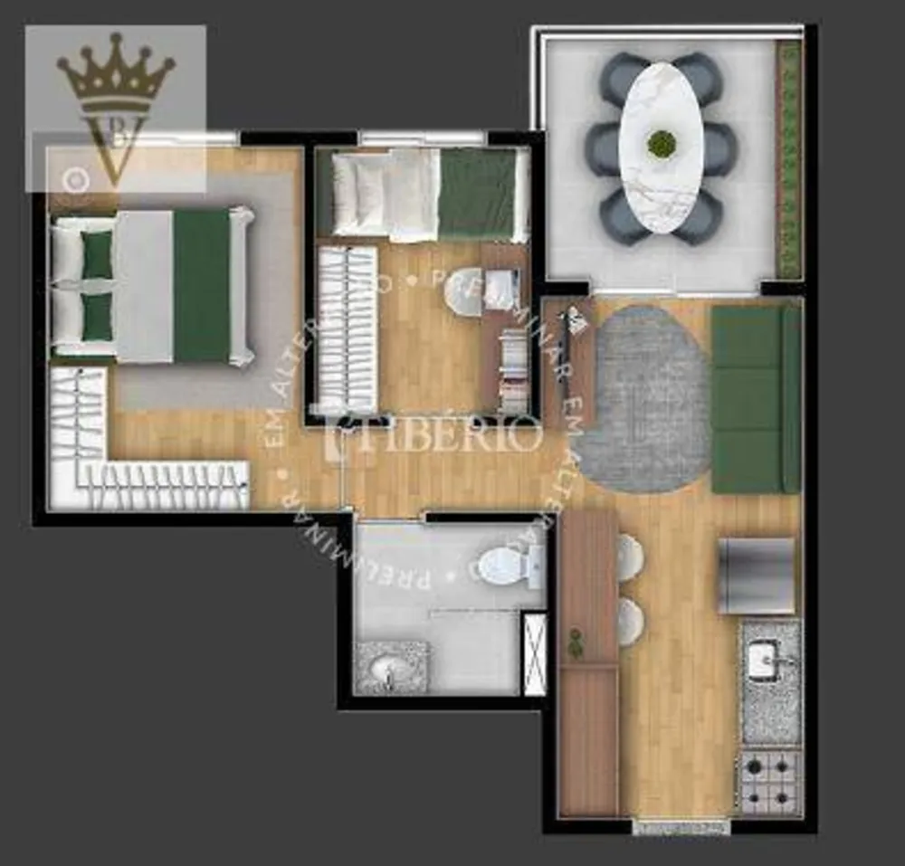 Apartamento, 2 quartos, 39 m² - Foto 10