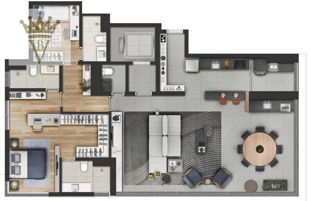 Apartamento, 3 quartos, 148 m² - Foto 12