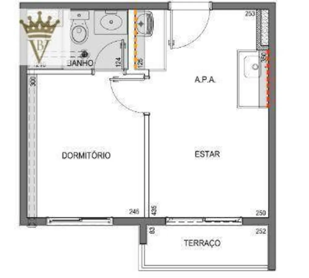 Kitnet-Studio, 27 m² - Foto 15