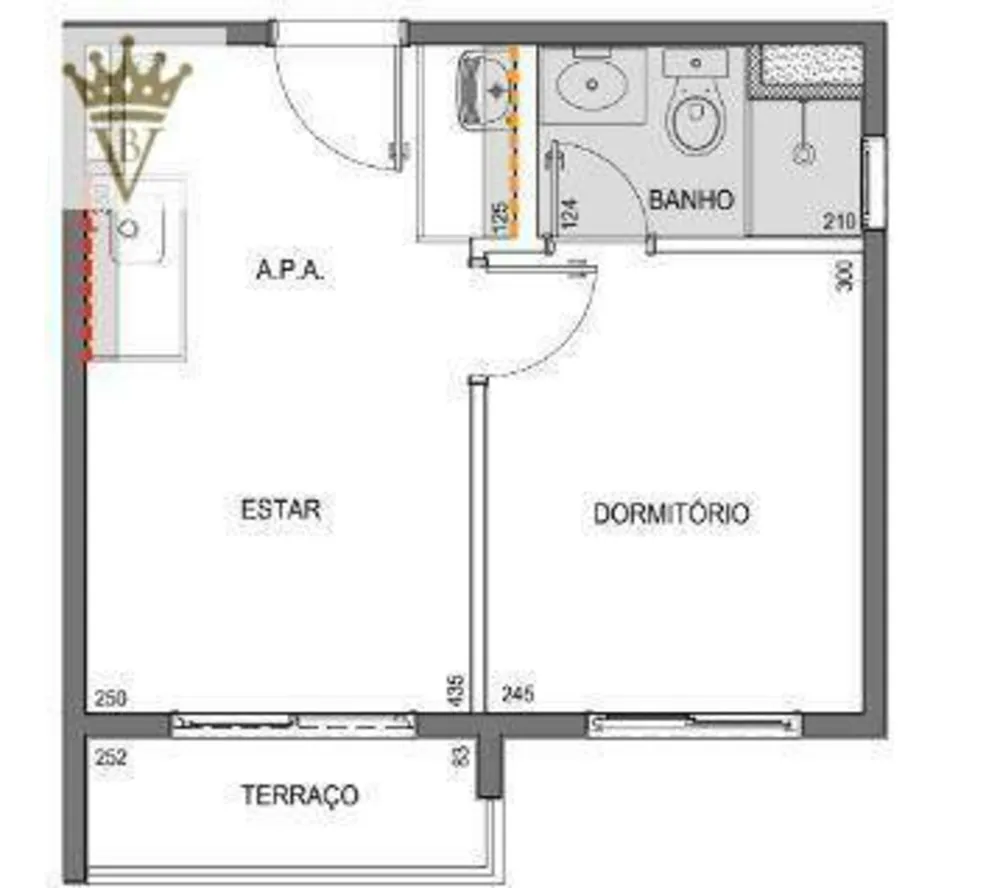Kitnet-Studio, 27 m² - Foto 8