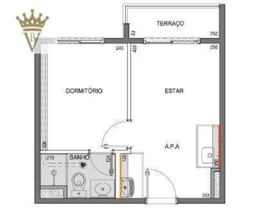 Kitnet-Studio, 27 m² - Foto 14