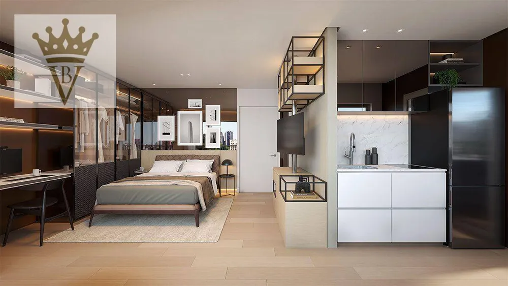 Kitnet-Studio, 34 m² - Foto 1