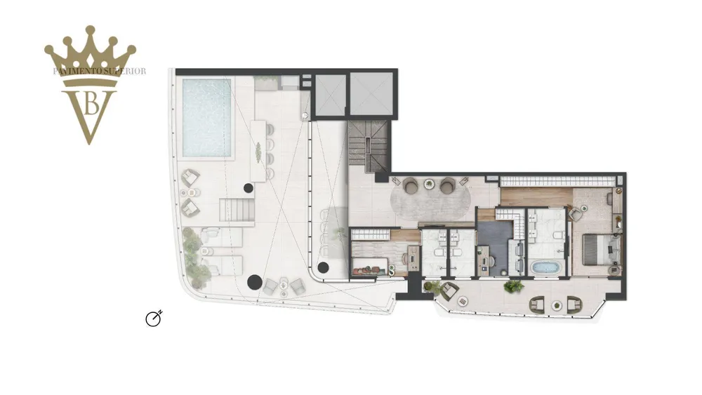 Cobertura, 3 quartos, 311 m² - Foto 3