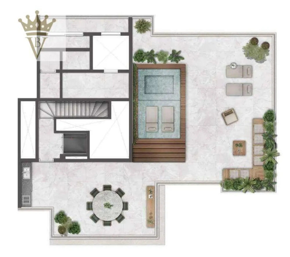 Cobertura, 4 quartos, 346 m² - Foto 8
