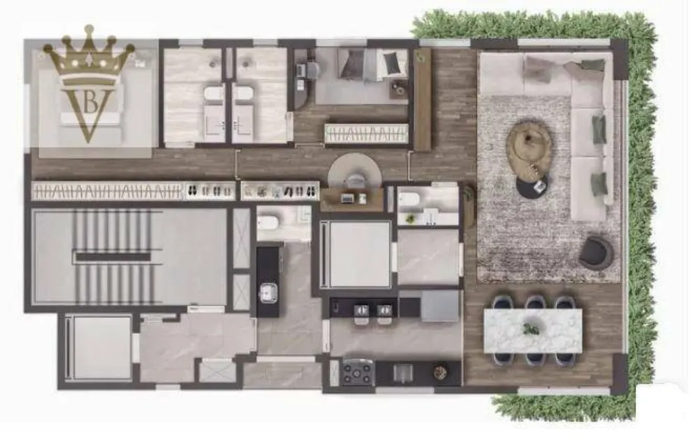 Apartamento, 2 quartos, 125 m² - Foto 7