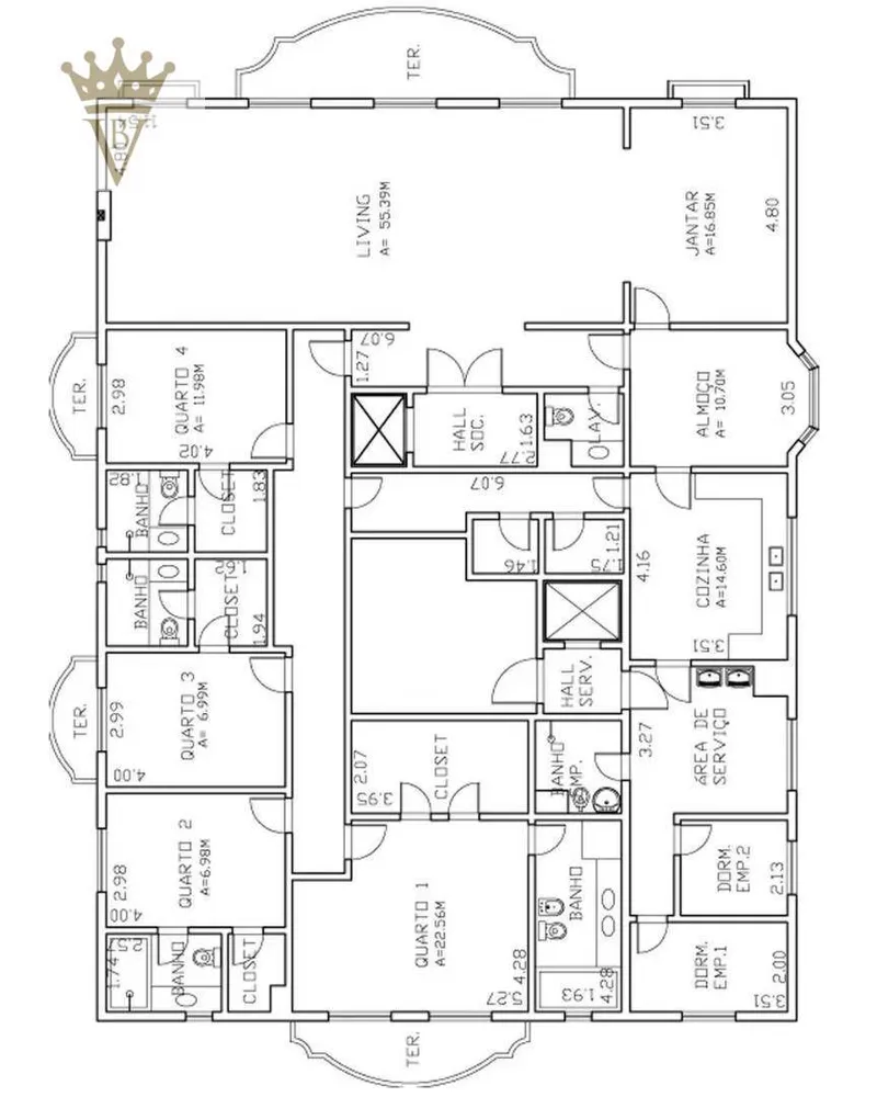 Apartamento, 4 quartos, 313 m² - Foto 14
