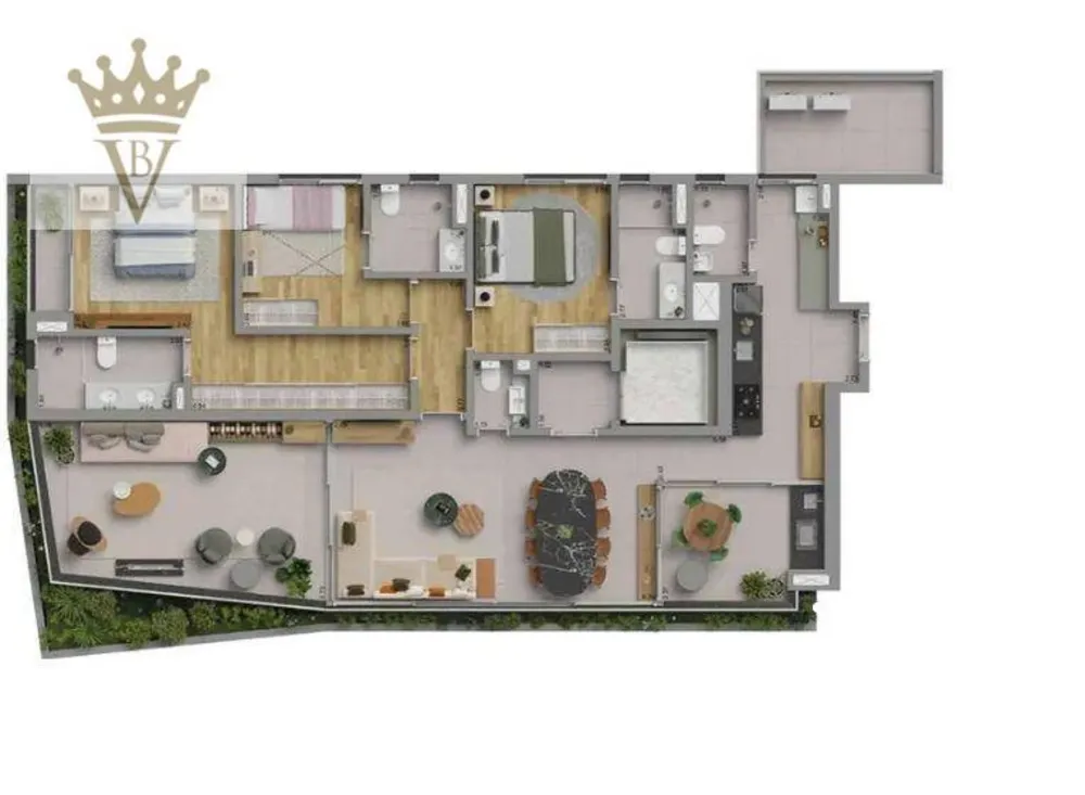 Apartamento, 3 quartos, 159 m² - Foto 11