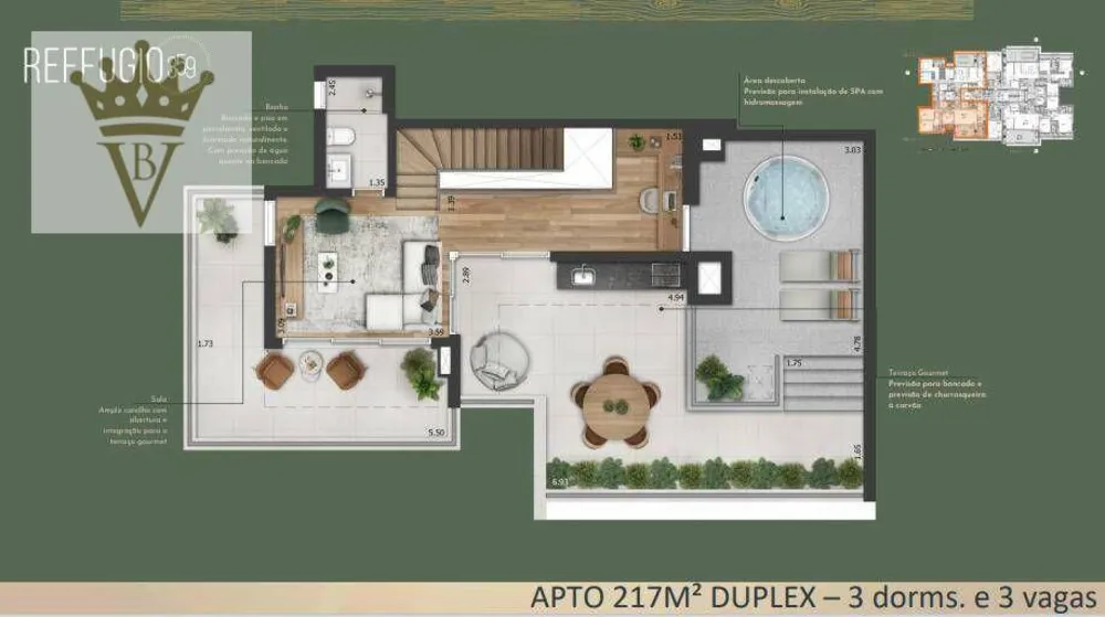 Apartamento, 3 quartos, 217 m² - Foto 12