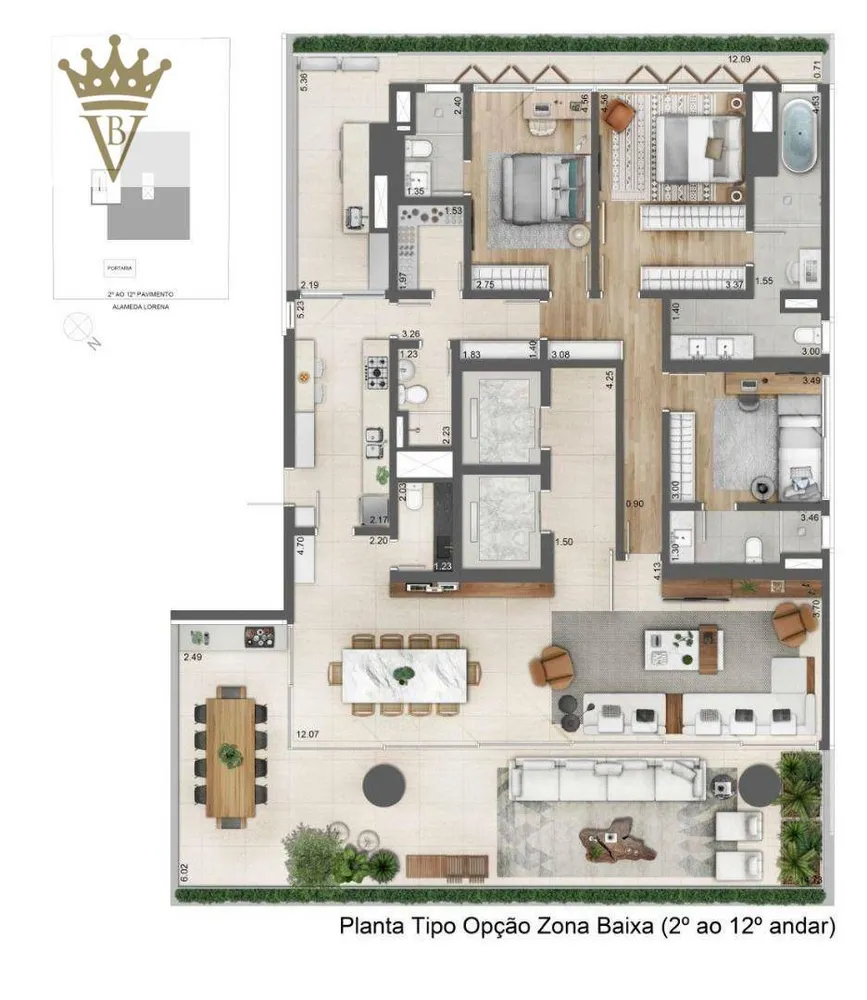 Apartamento, 4 quartos, 585 m² - Foto 12
