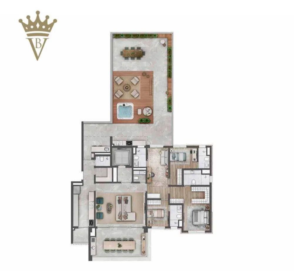 Apartamento, 4 quartos, 288 m² - Foto 5