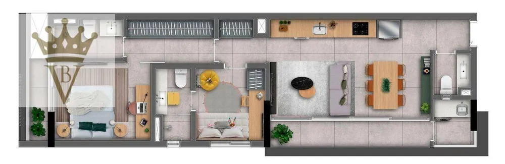Apartamento, 2 quartos, 68 m² - Foto 11