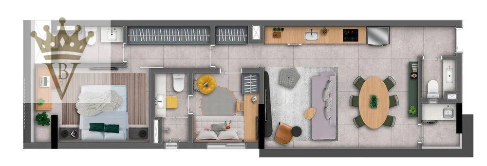 Apartamento, 2 quartos, 68 m² - Foto 12