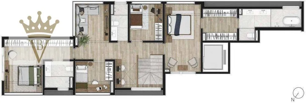 Apartamento, 4 quartos, 244 m² - Foto 8