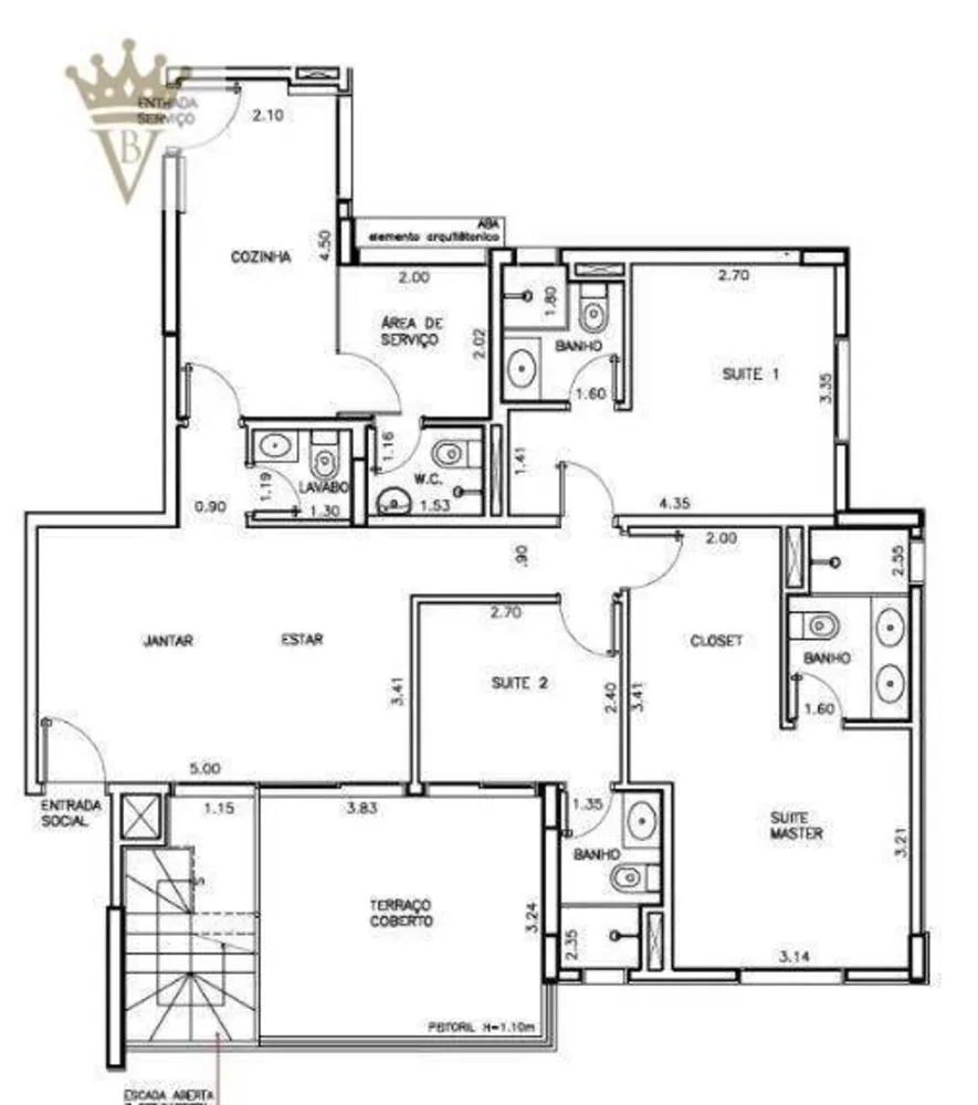 Cobertura, 3 quartos, 230 m² - Foto 8