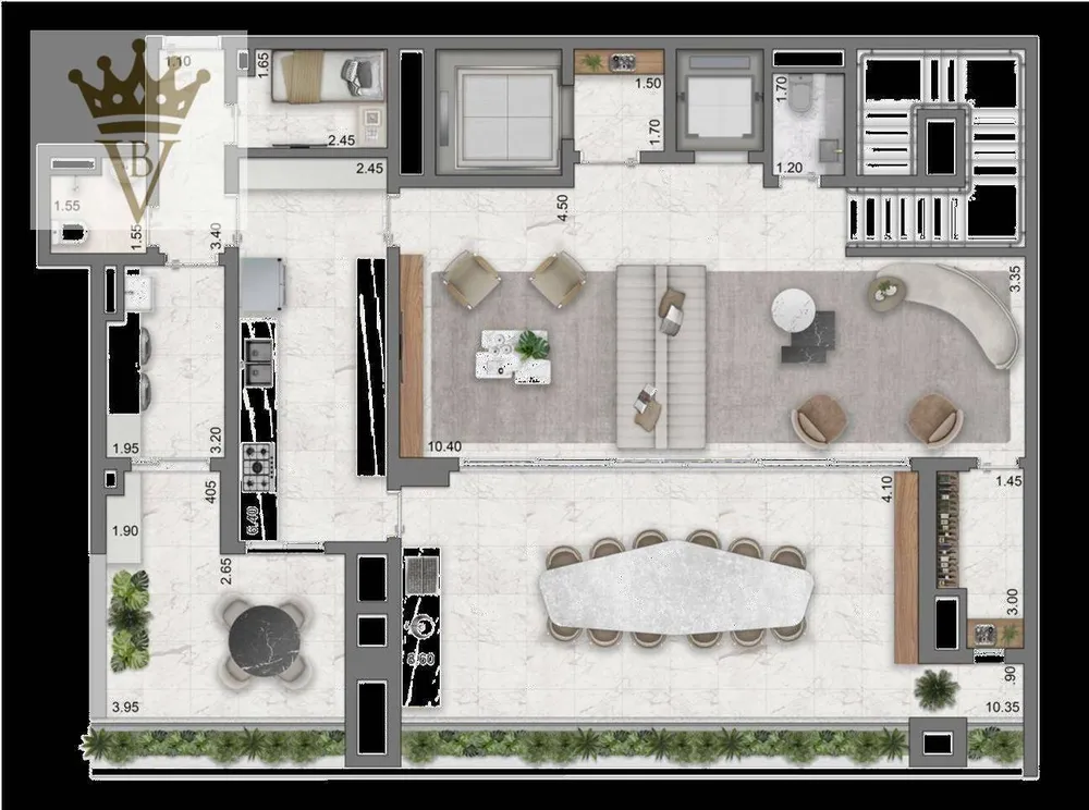 Apartamento, 3 quartos, 323 m² - Foto 6