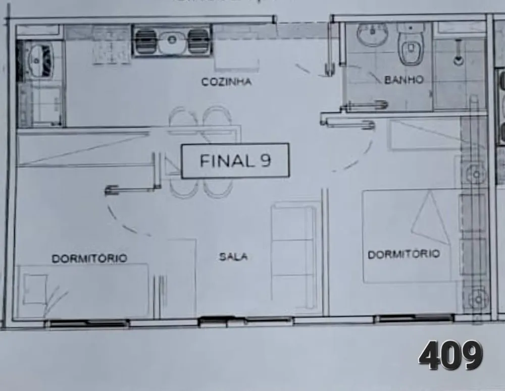 Apartamento, 2 quartos, 34 m² - Foto 3