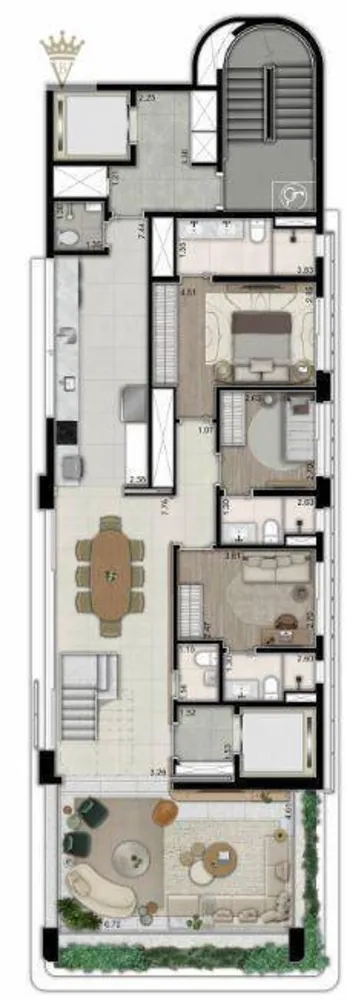 Apartamento, 3 quartos, 157 m² - Foto 5